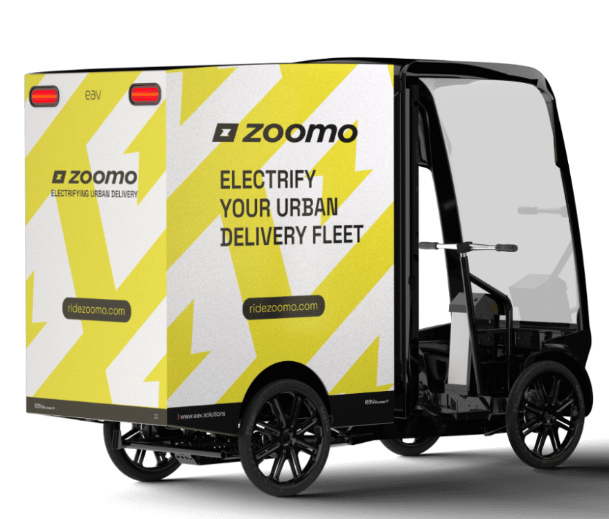 Electric Cargo Bikes for Delivery EAV x Zoomo