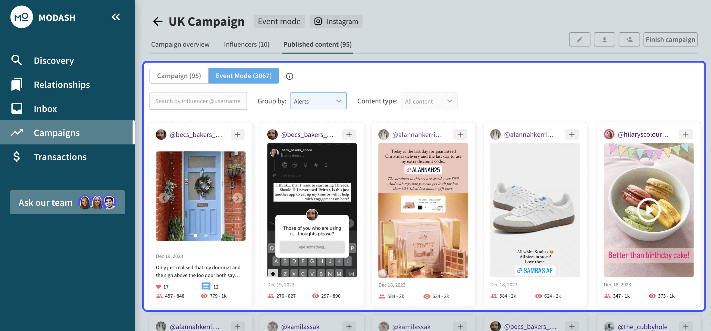 Influencer Tracking Platform: Track Campaign Content & Performance