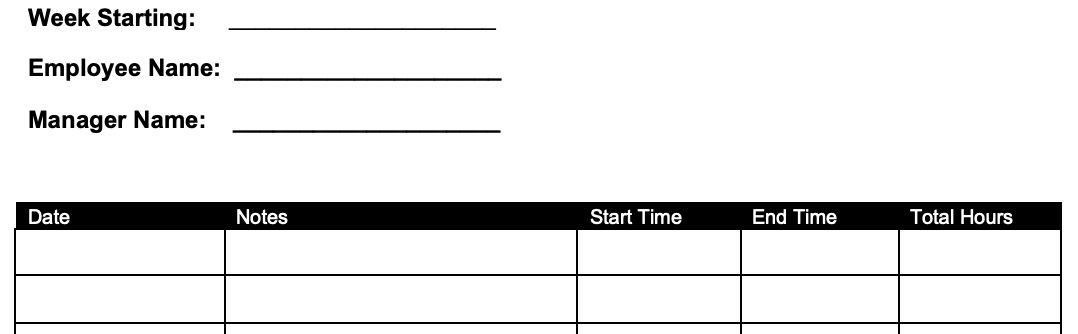 9 free construction timesheet templates best time app