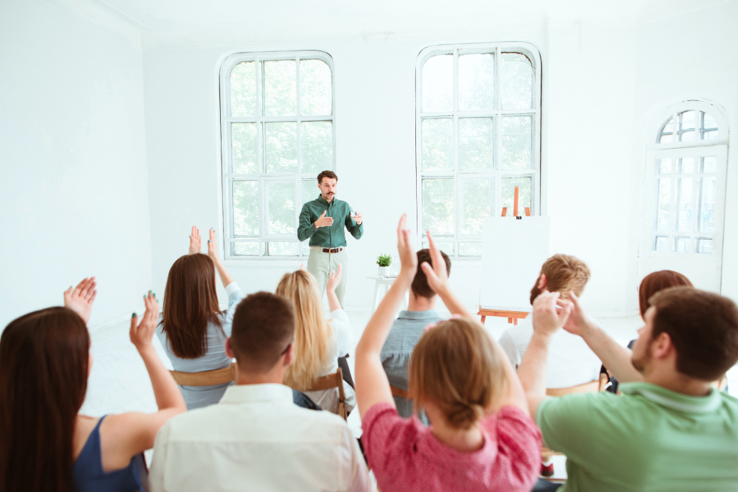 A train the trainer session