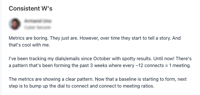 screenshot of a happy customer review