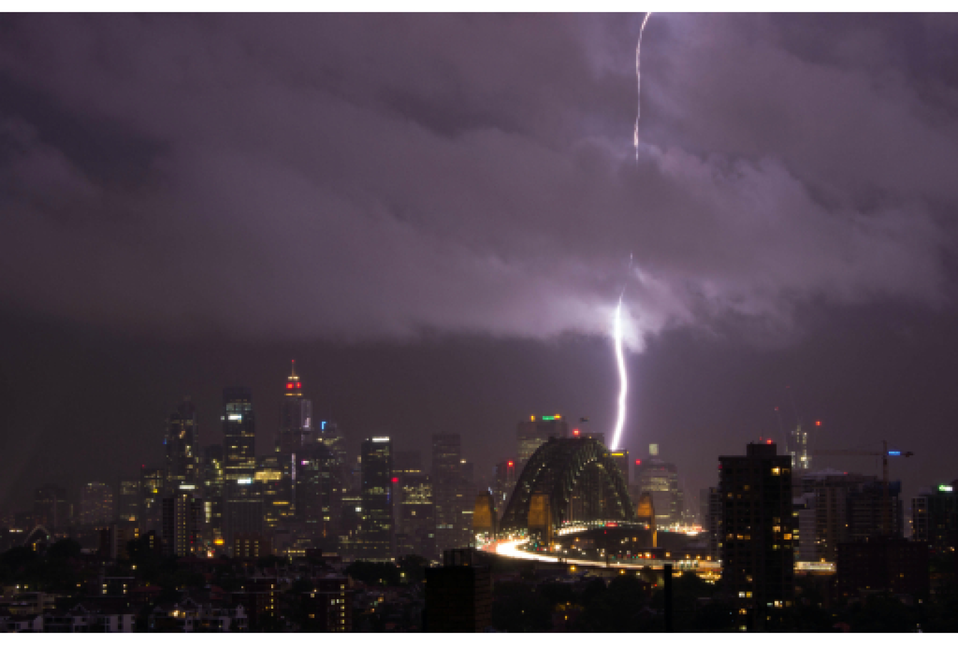 An image of a huge 2016 storm wreaking havoc across South Australia, leaving 1.7 million people without power.