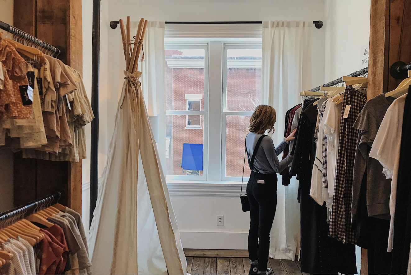 in-store shopping has its carbon price tag