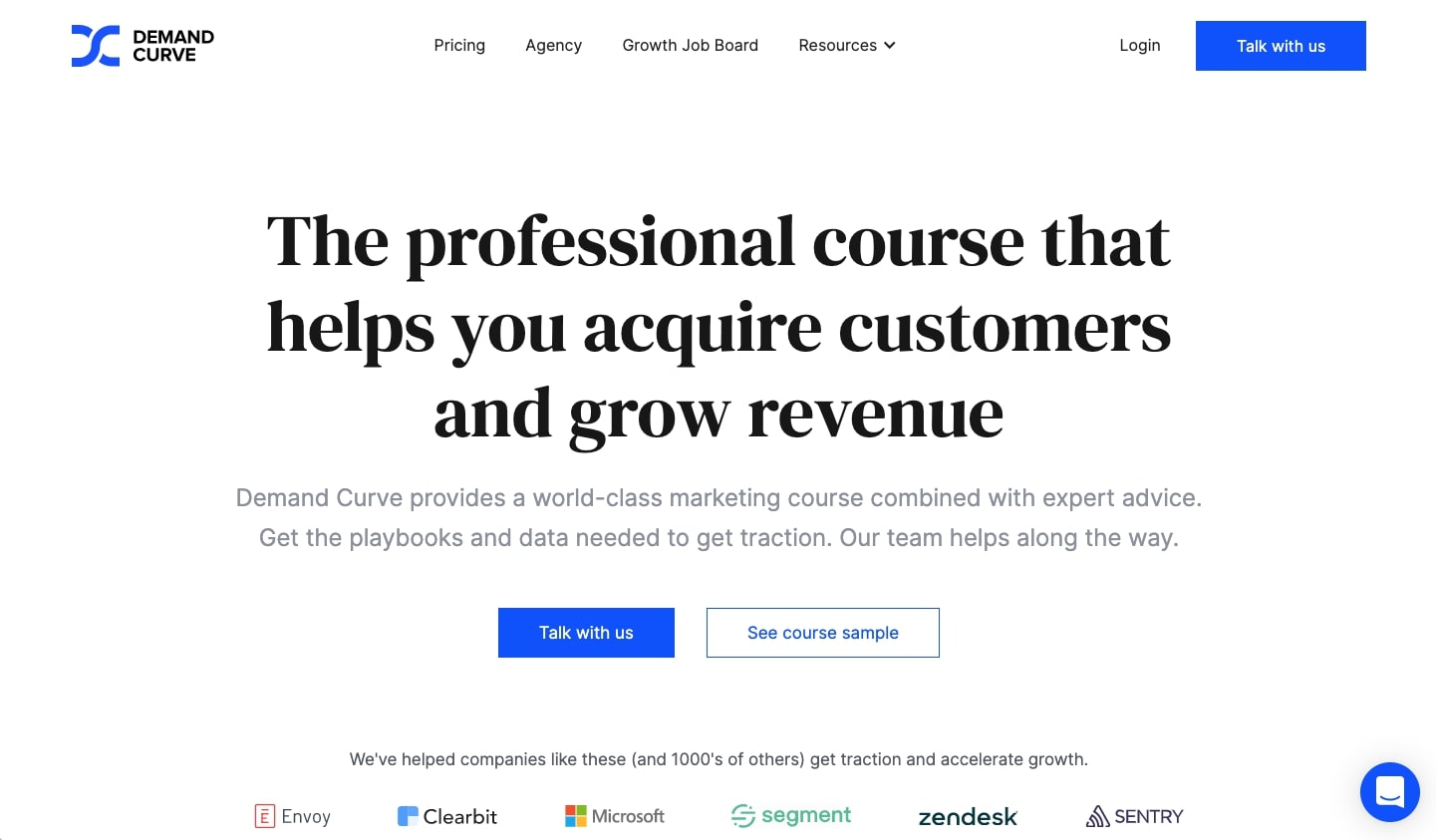 Demand Curve growth marketing course