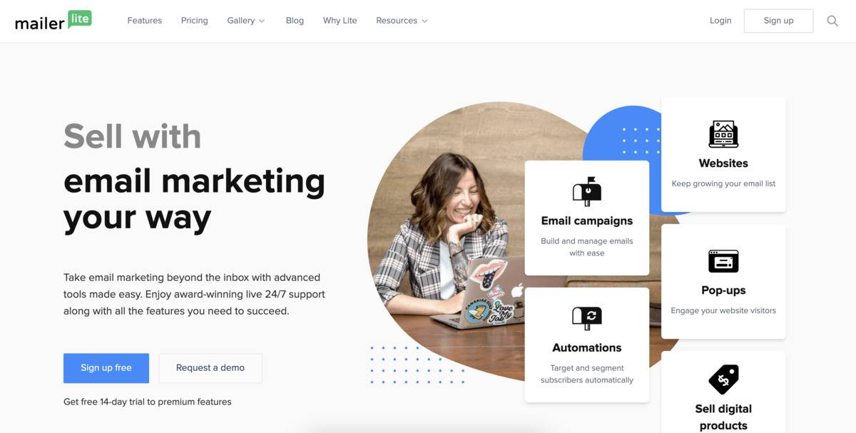 Mailerlite email marketing tool