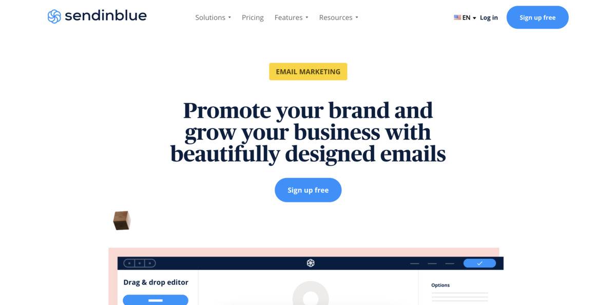 sendinblue email marketing tool