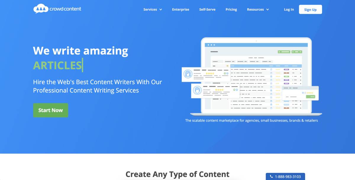 Crowd Content SEO content writing service