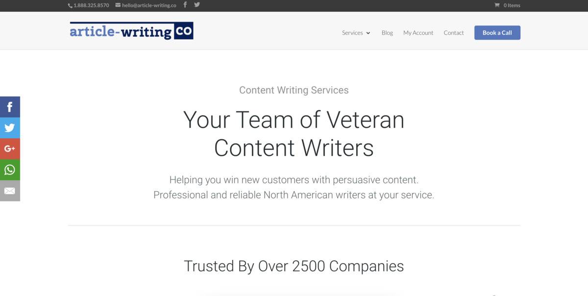 Article-Writing.co SEO writing service