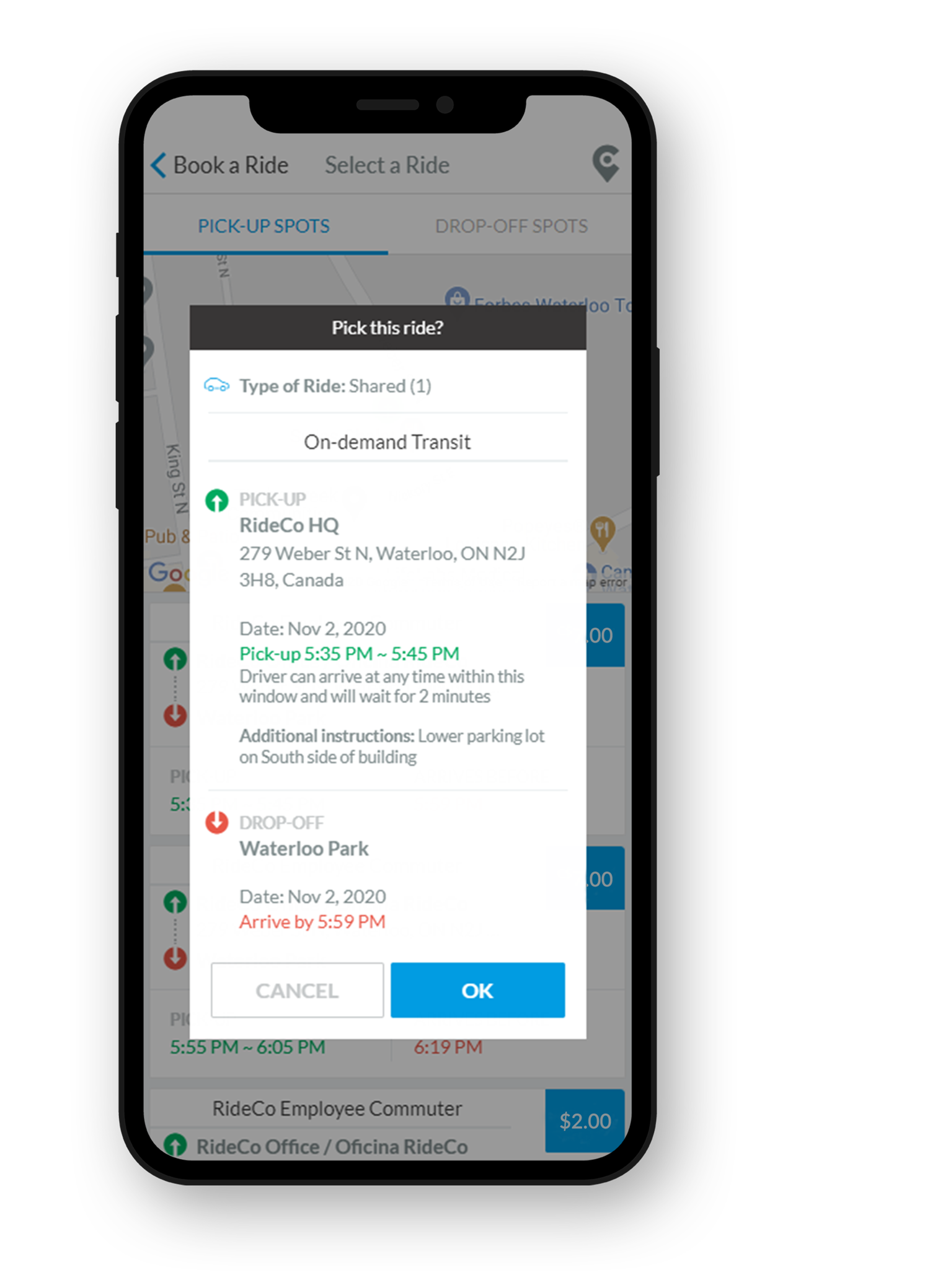 RideCo Ondemand Microtransit built for Riders