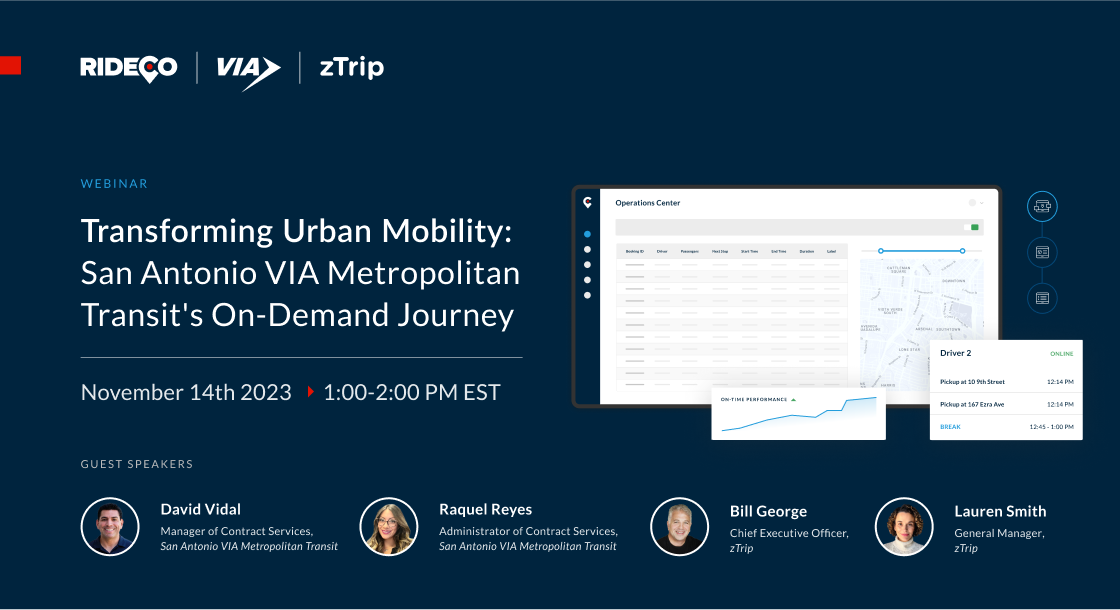 RideCo Webinar | Transforming Urban Mobility: San Antonio VIA ...