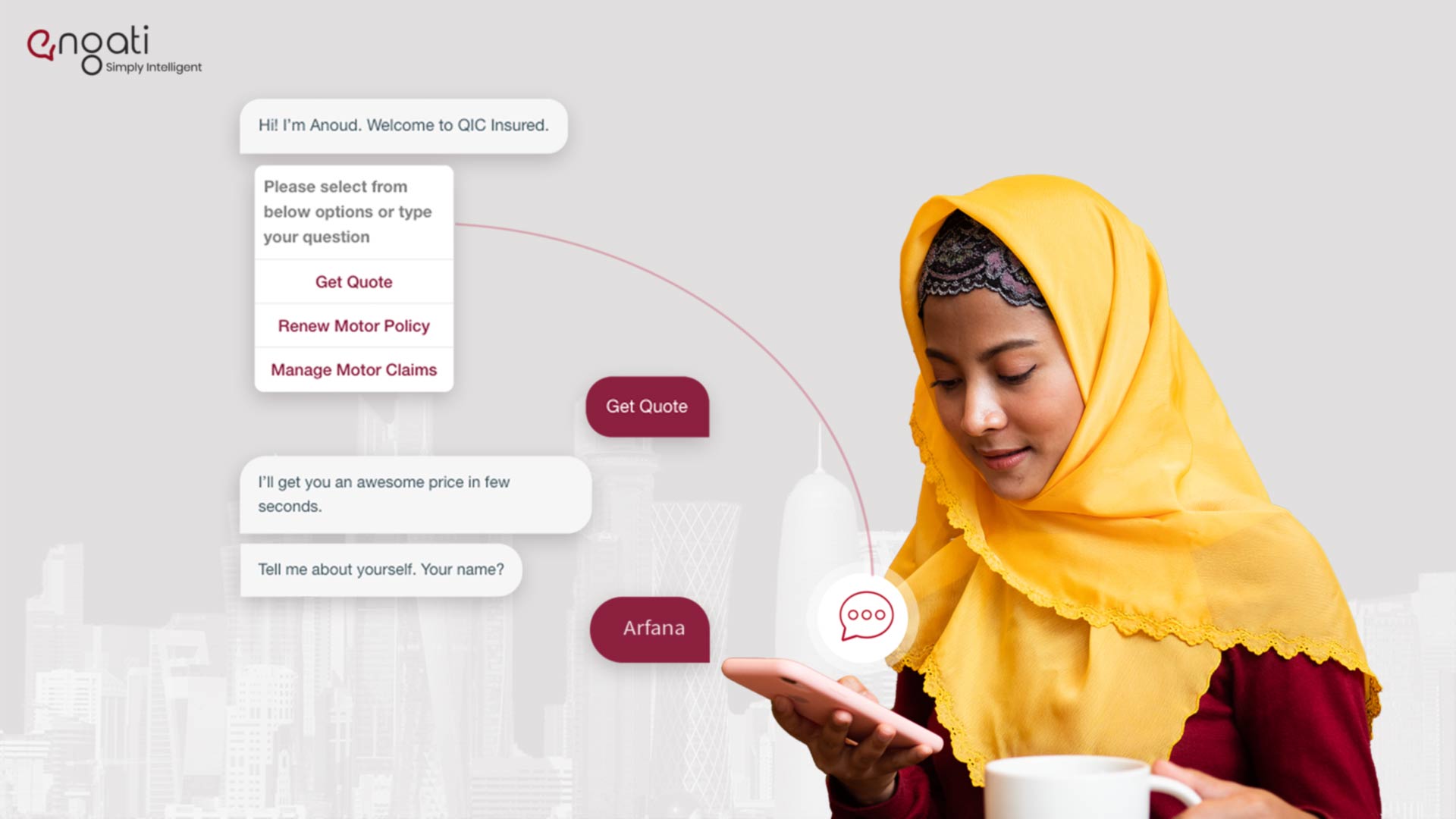 Qatar Insurance Company’s success with 10x customer engagement Engati