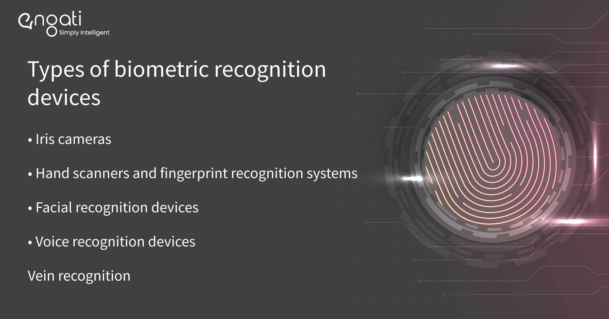 Types of biometric recognition devices