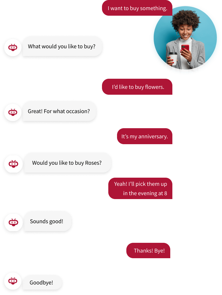 intent and entity chatbot conversation