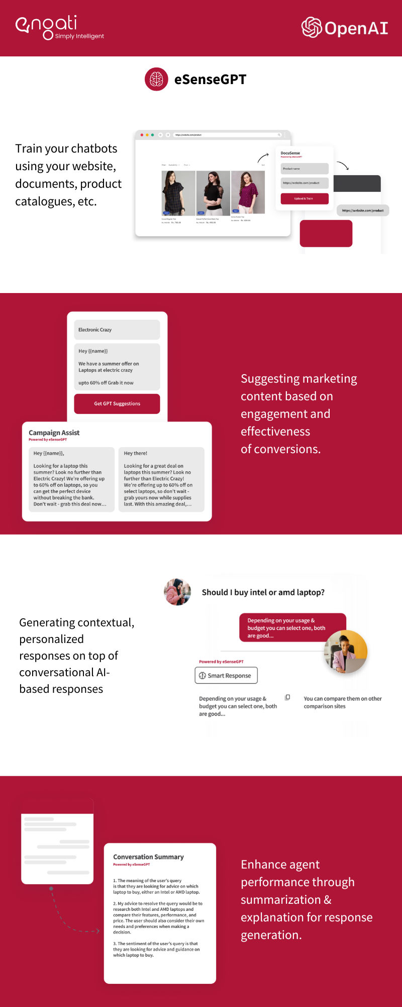 Engati launches eSenseGPT, a GPT-based Generative AI solution for ...