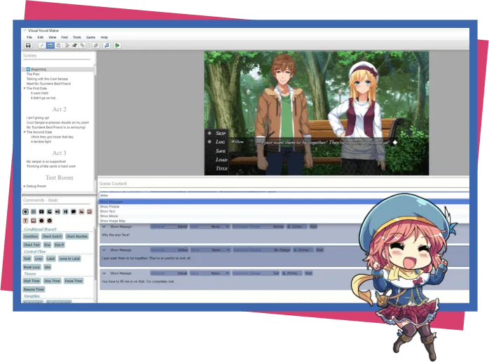 Visual Novel Maker RPG Maker Make Your Own Video Games!