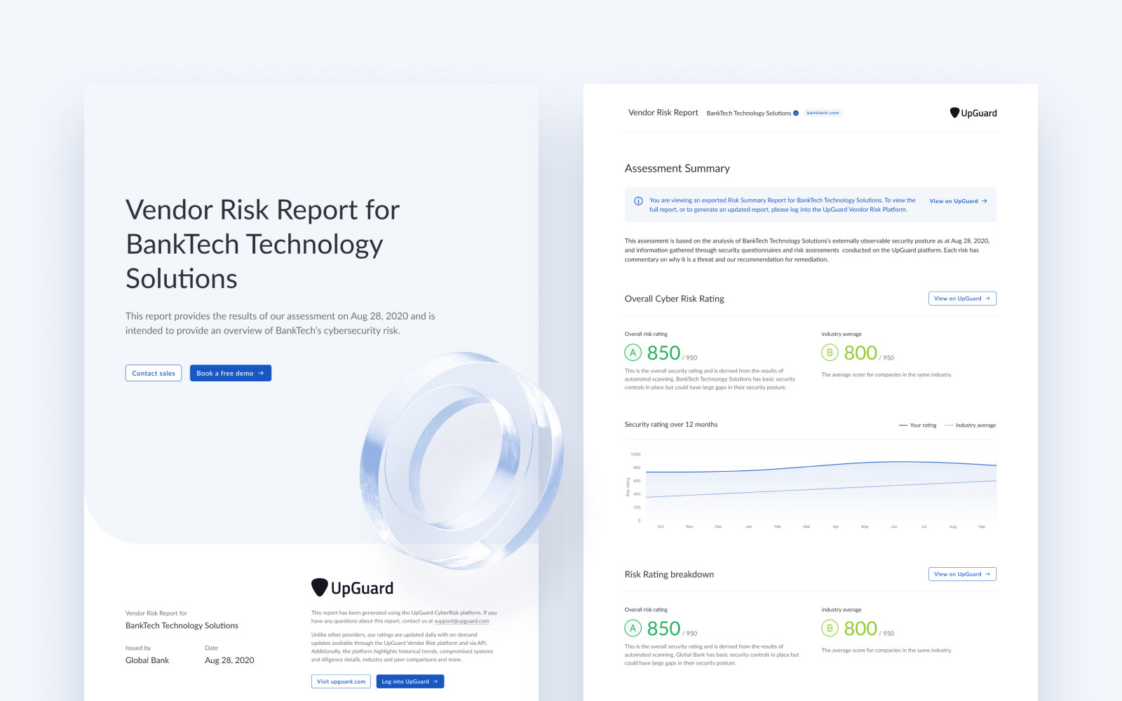 New vendor risk report