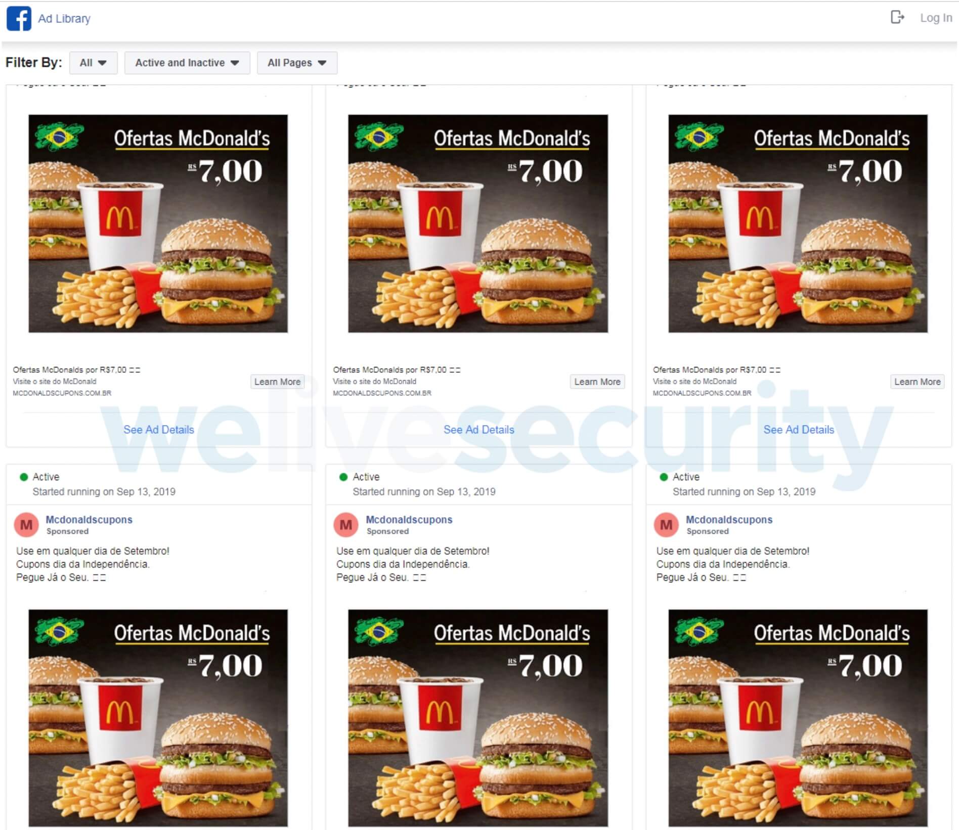 Mispadu malvertising campaign