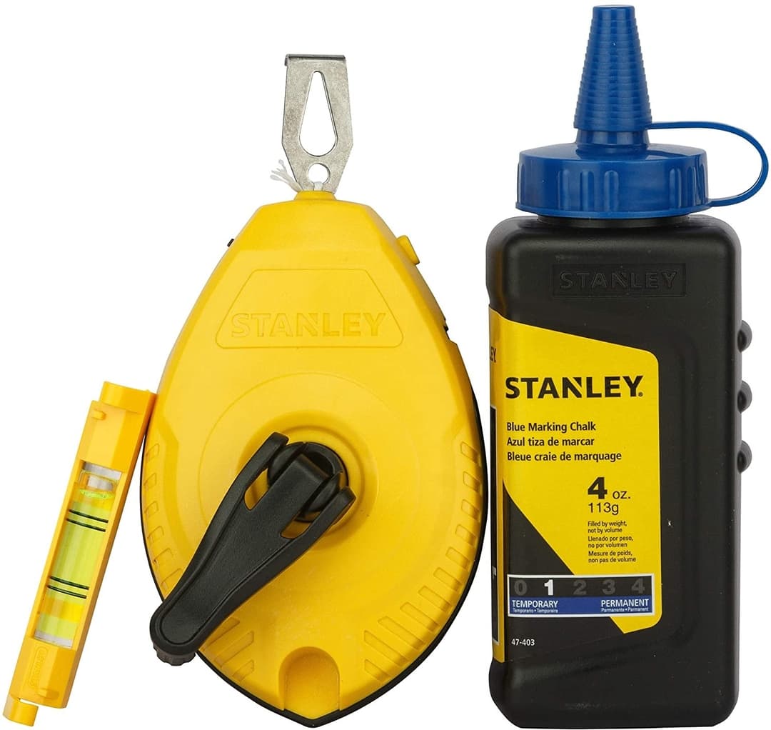 Stanley Stanley Chalk Line Reel 30Mtr+ Blue Chalk+Line Level47443