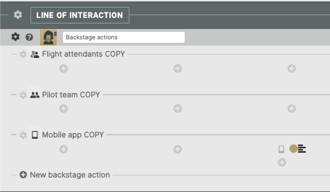 line of interaction in Smaply