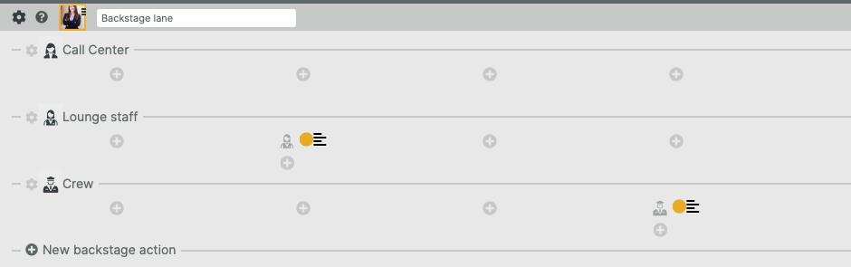 Visualization made in Smaply, this is how you can show stakeholders on your journey map.