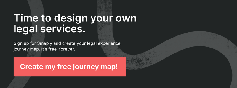 Call to action: Design your own legal services with Smaply.