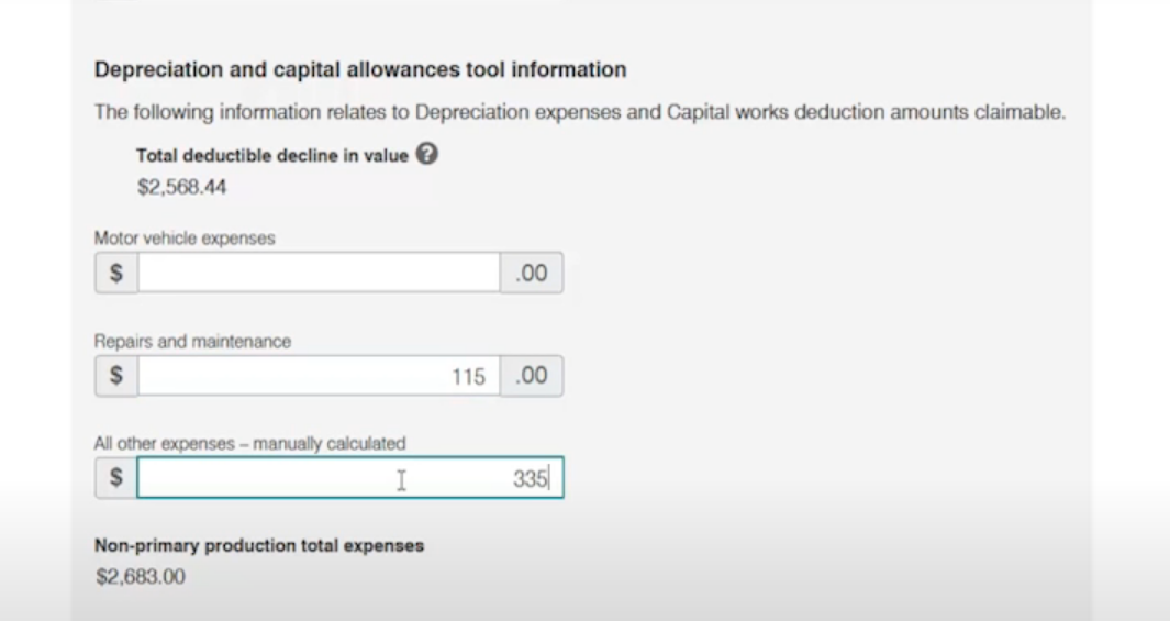 business expenses sole trader tax return