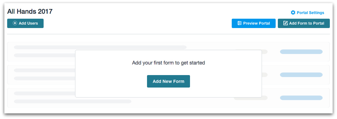 Formstack Web Portal Forms