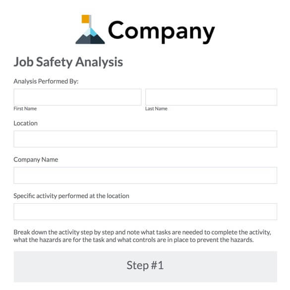 Free Job Safety Analysis (JSA) Templates PDF SafetyCulture 41% OFF