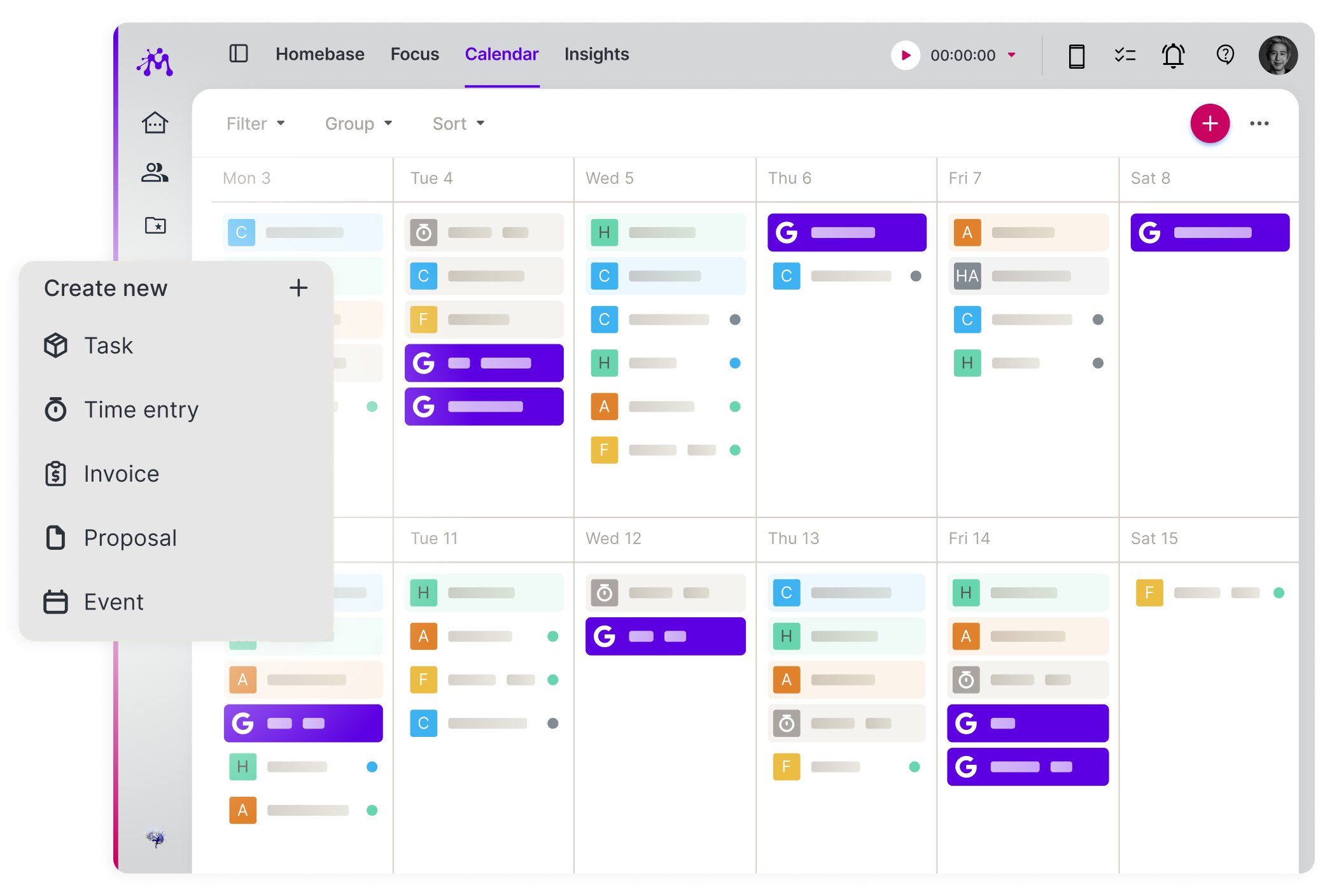 A Calendar For Freelancers That Does It All | Moxie