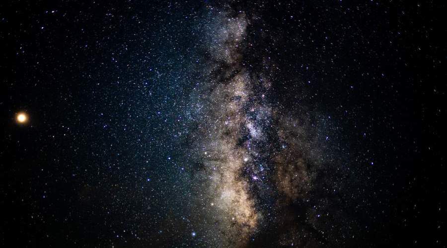 starry night at enchanted rock state park
