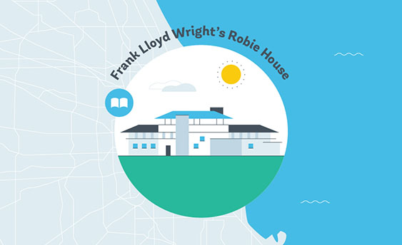 frank lloyd wright robie house graphic