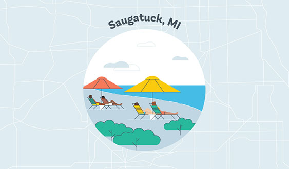 saugatuck mi graphic