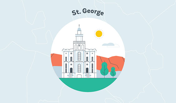 st. george utah graphic