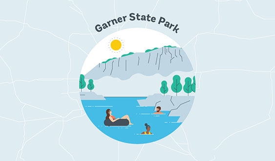 garner state park graphic