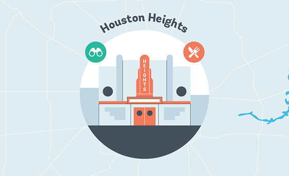 houston heights graphic