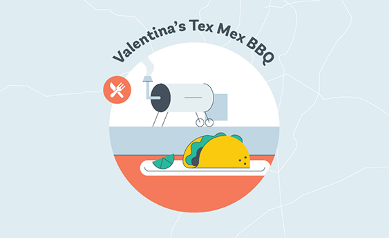 valentinas tex mex bbq graphic
