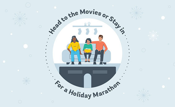 holiday movie marathon graphic