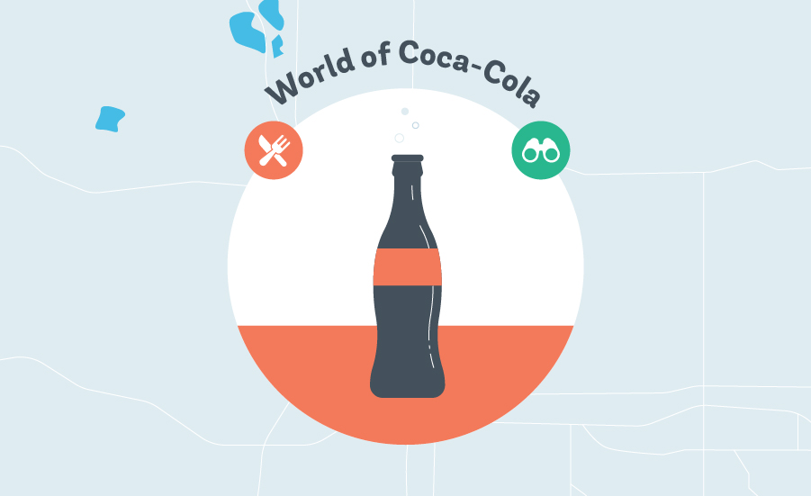 things to do in atlanta coca-cola graphic
