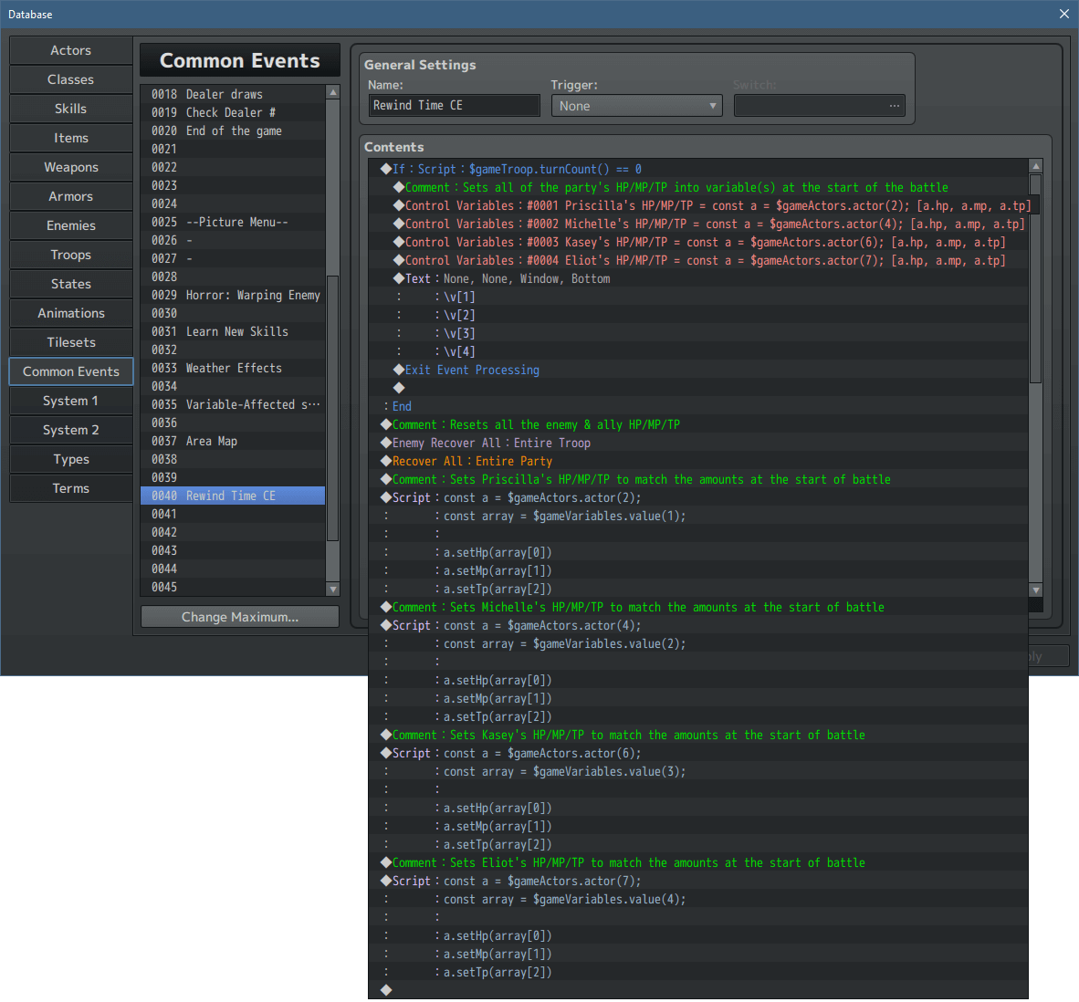 Creating a Rewind Time Skill | The Official RPG Maker Blog