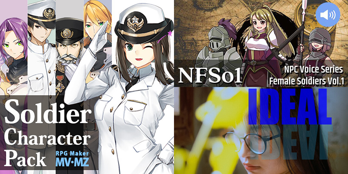 New Releases: Soldier Character Pack, NPC Female Soldiers Vol1, IDEAL