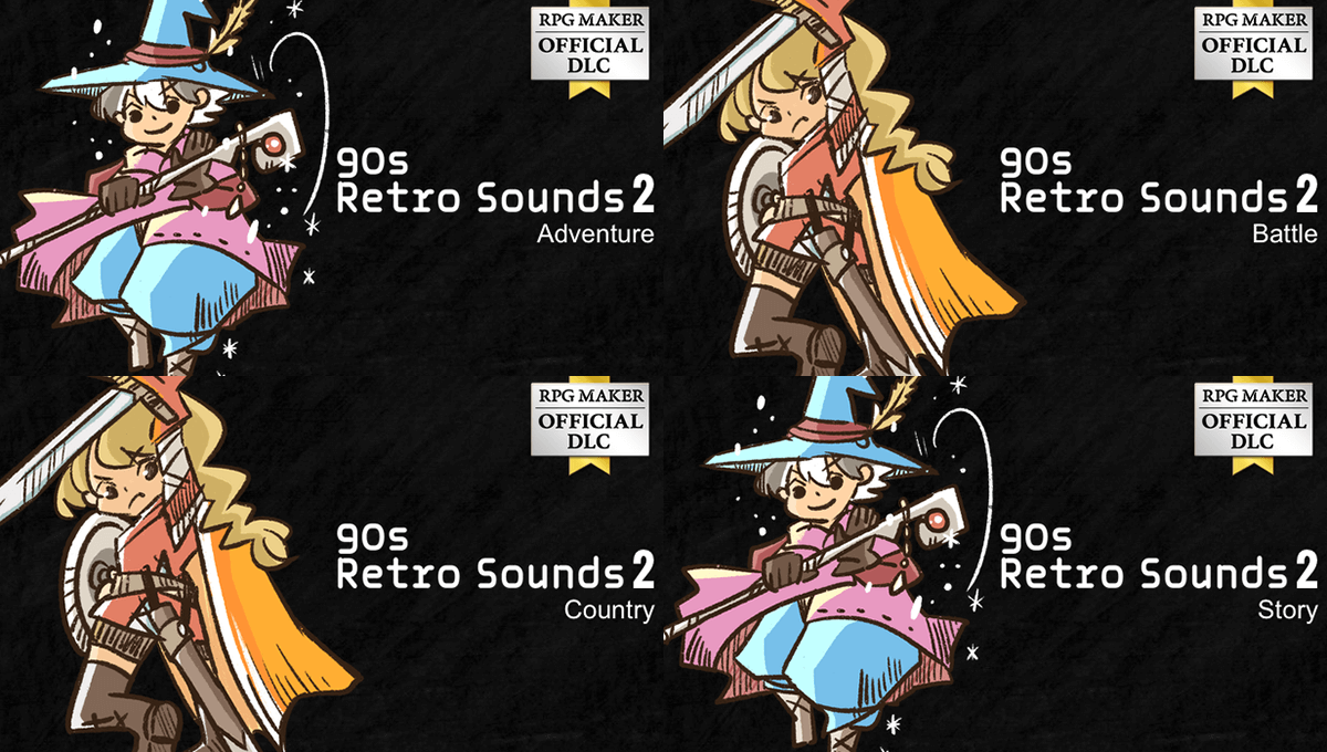 New Releases: 90s Retro Sounds 2 - Adventure, Battle, Country, Story
