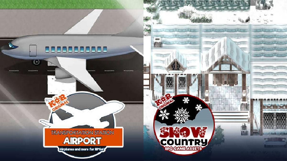 New Releases: KR Transportation Station - Airport Tileset, KR Snow Country Tileset