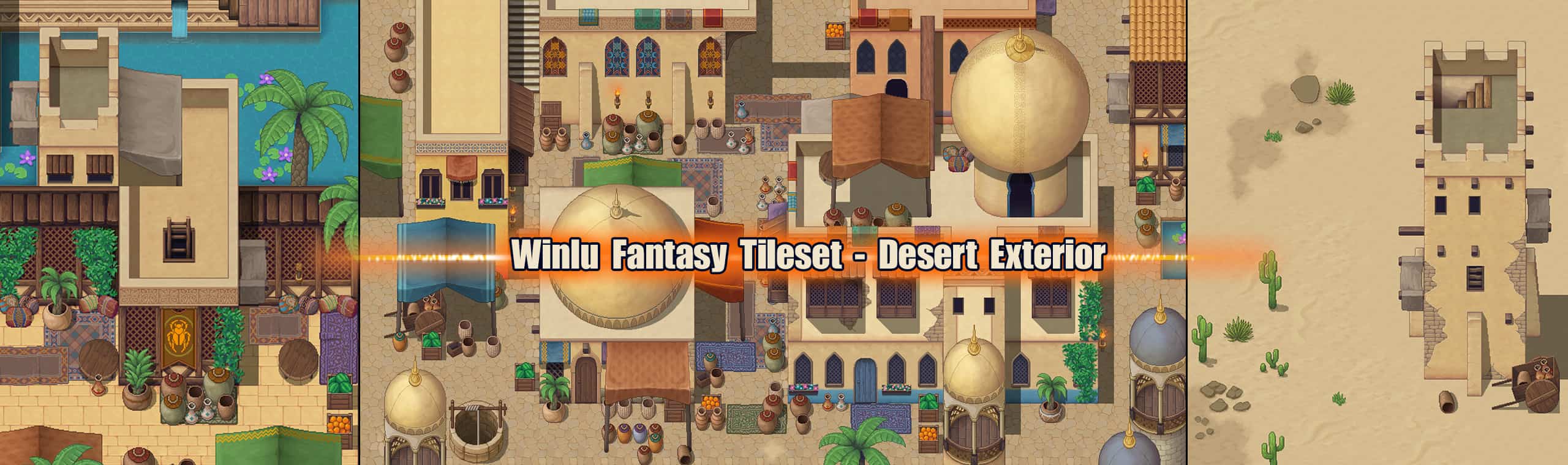 Winlu Fantasy Tileset - Desert Exterior