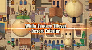 Winlu Fantasy Tileset - Desert Exterior