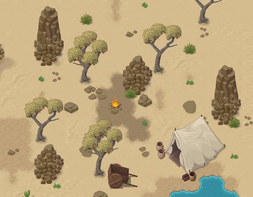 Winlu Fantasy Tileset - Desert Exterior
