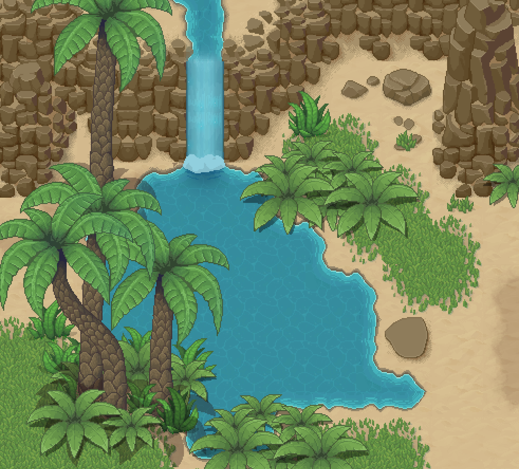 Winlu Fantasy Tileset - Desert Exterior