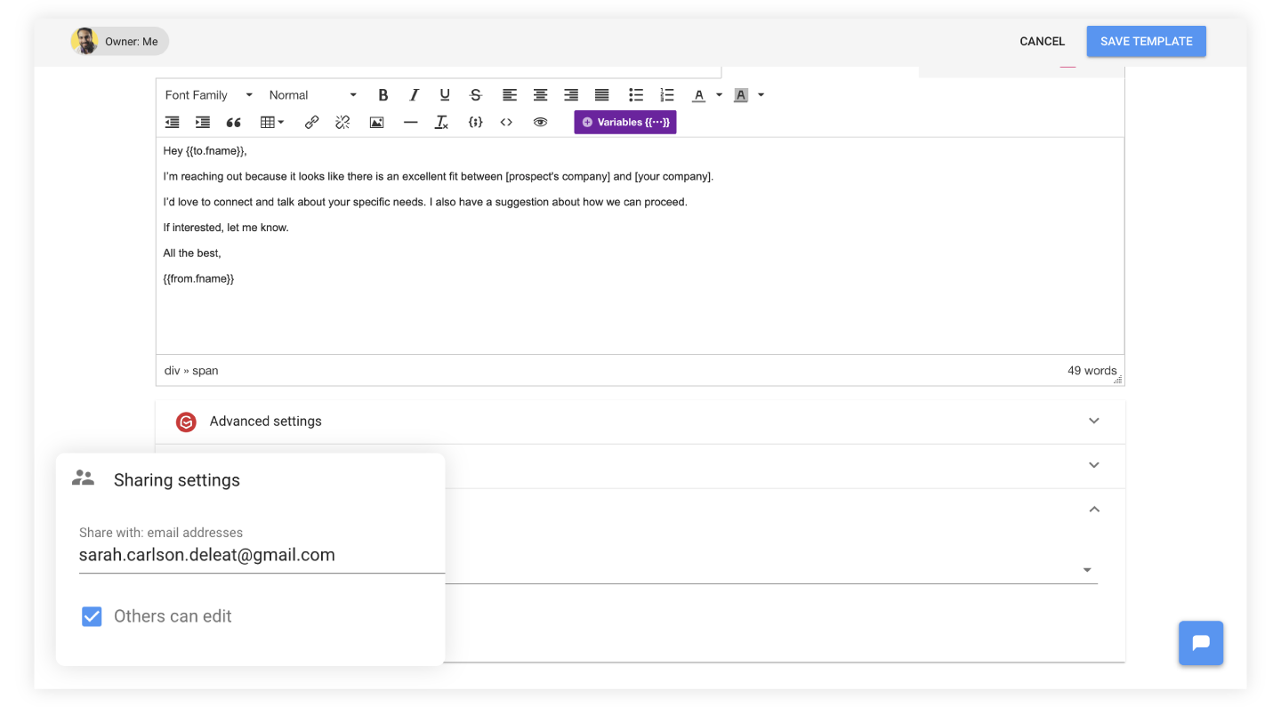How to Easily Create and Share Gmail Templates Gmelius