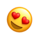 emoji heart eyes