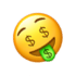 emoji money tongue