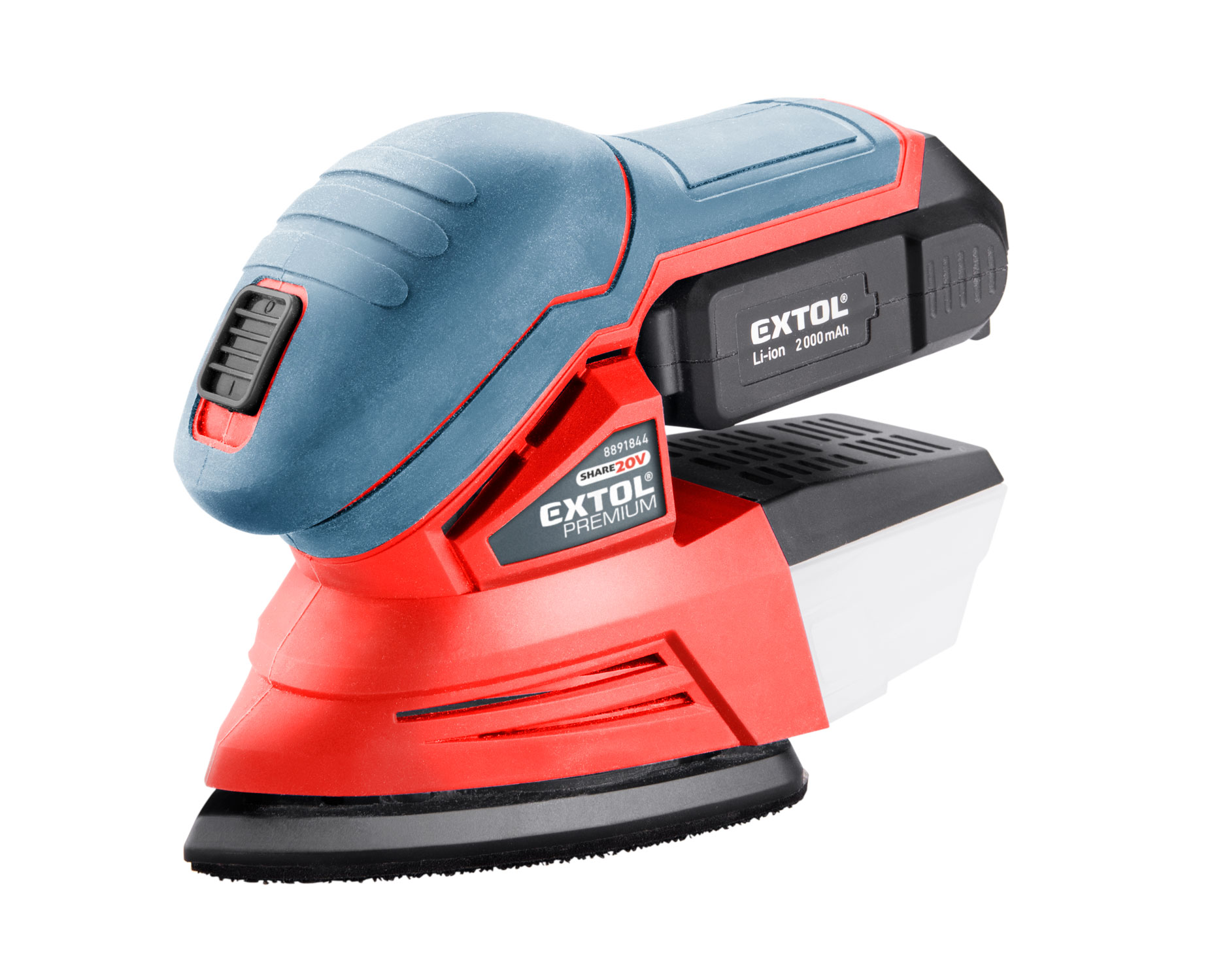 Cordless Detail Sander, SHARE20V, 2000mAh